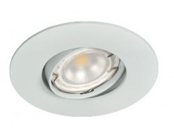 Foco basculante empotrar 102mm Blanco, para Lámpara GU10/MR16